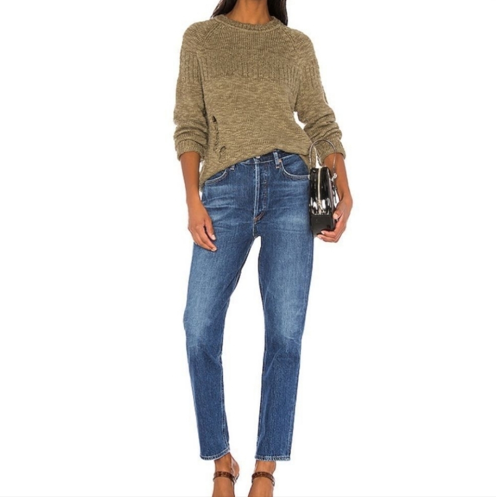 Lovers + Friends Rhett Distressed Sweater Fall Autumn Casual Outdoor